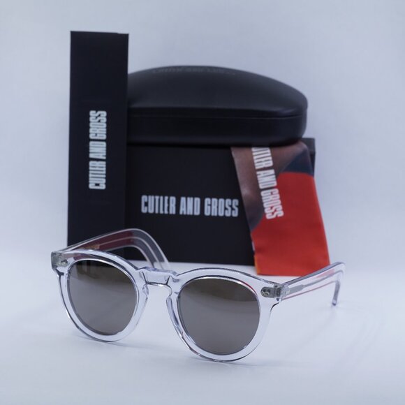 Final Price! Cutler and Gross CG0734S 001 Crystal Sunglasses